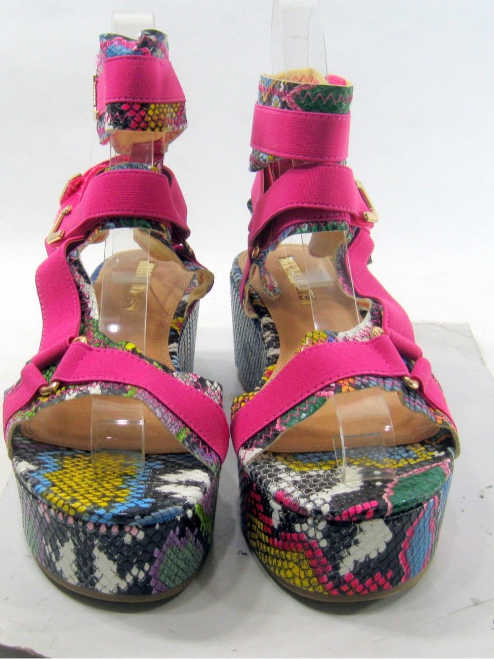 Azalea Wang Strappy Platform Sandals - Picture 2 of 3
